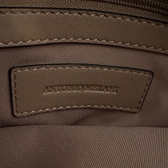 Antonio Melani Tan Quilted Chain Shoulder Bag - Picture 5 of 5